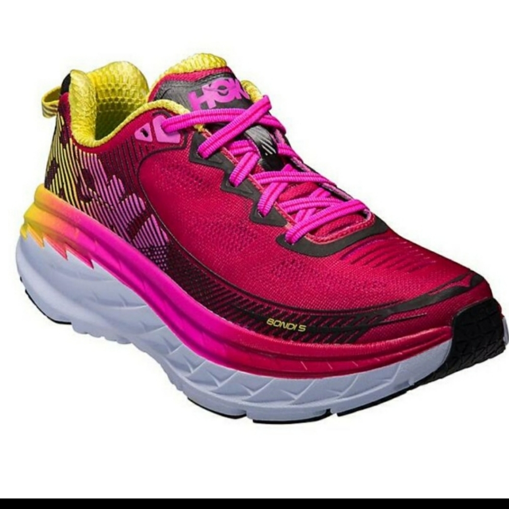 COPY - Hoka One One Bondi 5 Blazing Yellow Sneake…